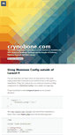 Mobile Screenshot of crynobone.com