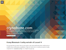 Tablet Screenshot of crynobone.com